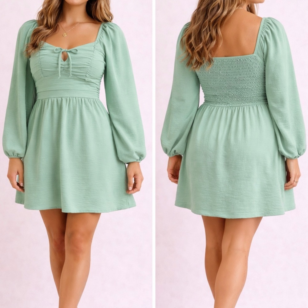NEW Altar’d State Light Green Mini Dress Size 3XL NWT